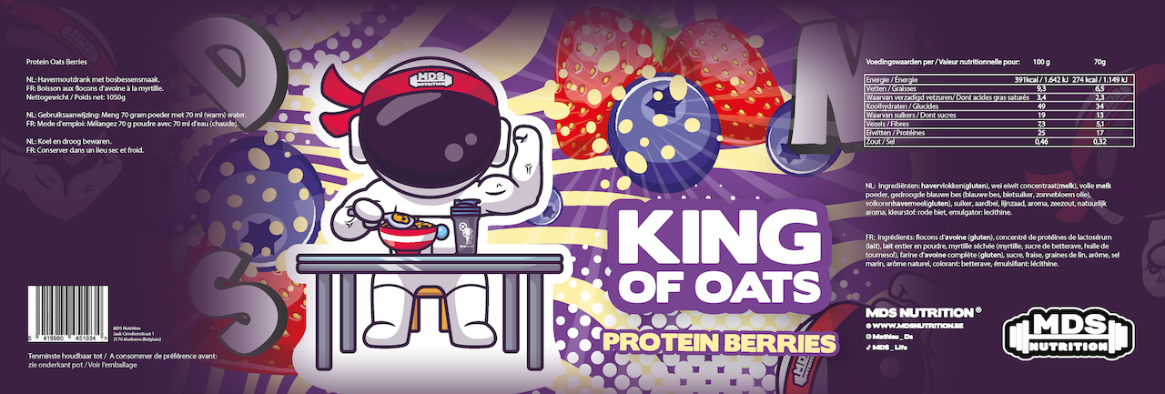 King of Oats - Protein Berries - Afbeelding 3