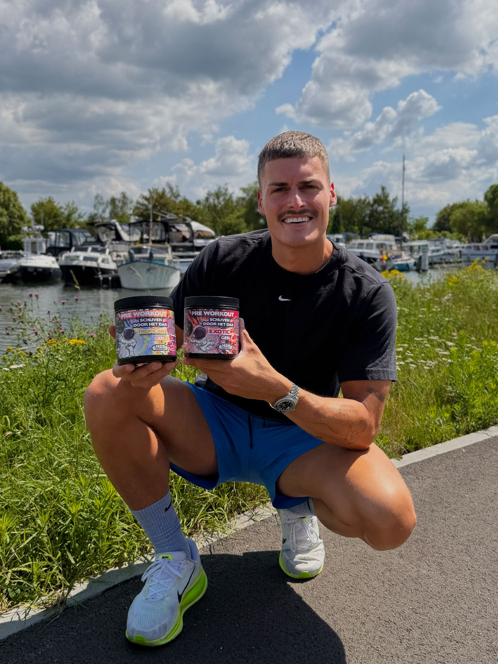 PreWorkout-Schijven Door Het Dak